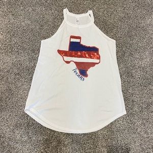 Texans flowy tank. NWOT